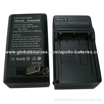 Camera battery charger for Li-10B Olympus, 4.2V/600mAh